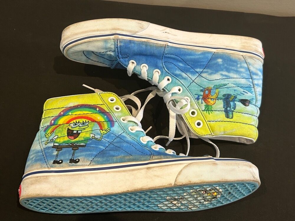 VANS SpongeBob SquarePants x Sk8-Hi 38 DX Imagination size 9